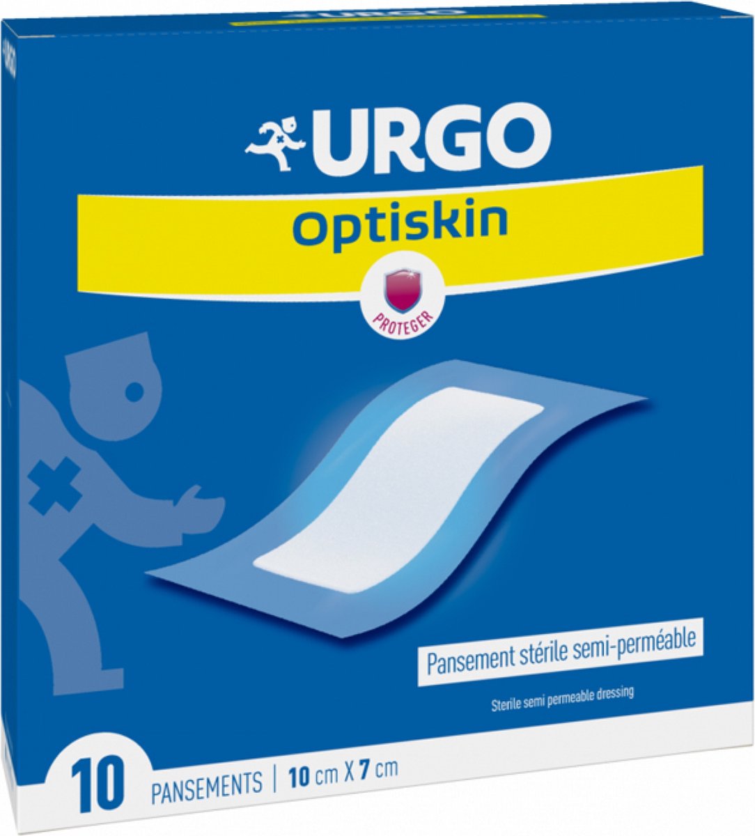 Goedkoopste Urgo Optiskin Semipermeabel Steriel Verband 10 x 7 cm 10 Verbanden