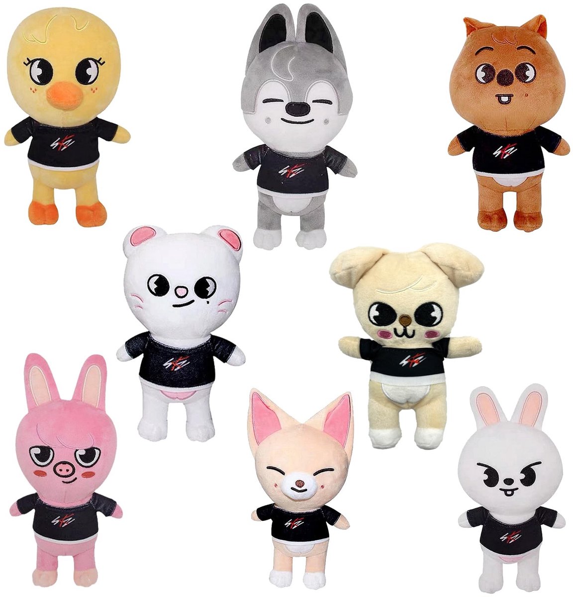 Knuffel 8 Stuks - Pluche Knuffels - Kpop Plushies - Verjaardagscadeau - Voor Kinderen - Schattige Ontwerpen