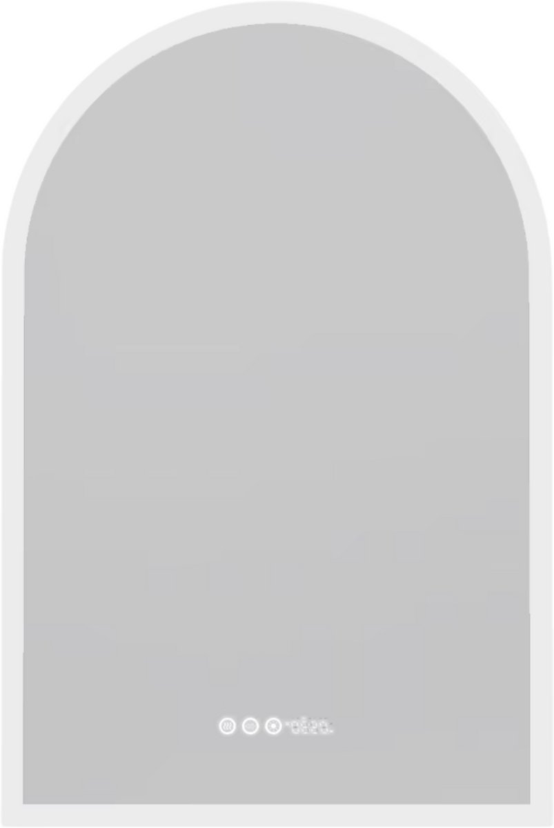 Wandspiegel 60x90cm - Dimbaar en Met Verlichting en Dimbaar licht met voorruitverluchting - Voor Badkamer, Make, Hal en Woonkamer