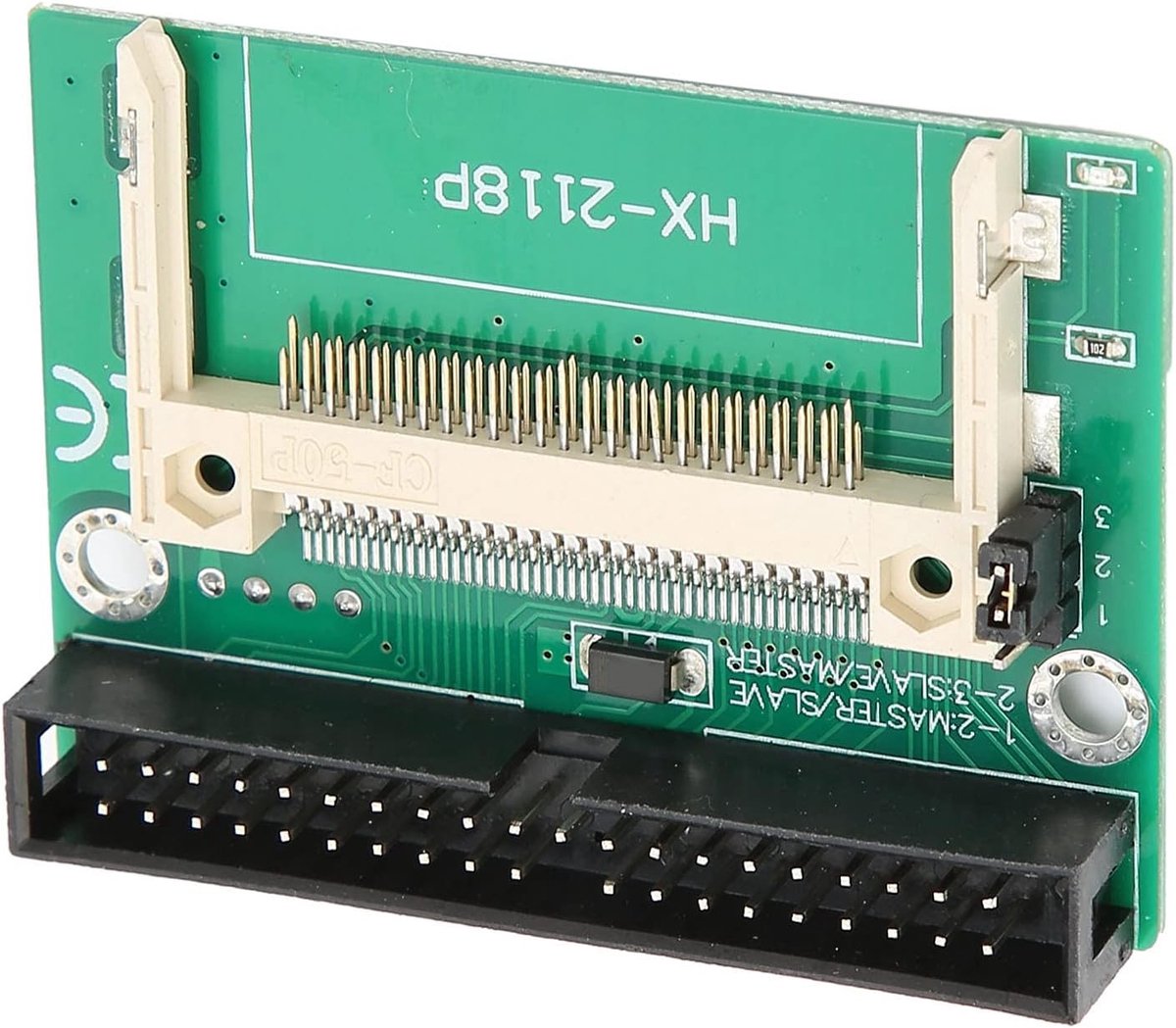 40-Pin CF naar IDE Adapter voor CF Kaarten - Desktop Converter voor IDE Apparaten, Compatibel met Windows, Zwart