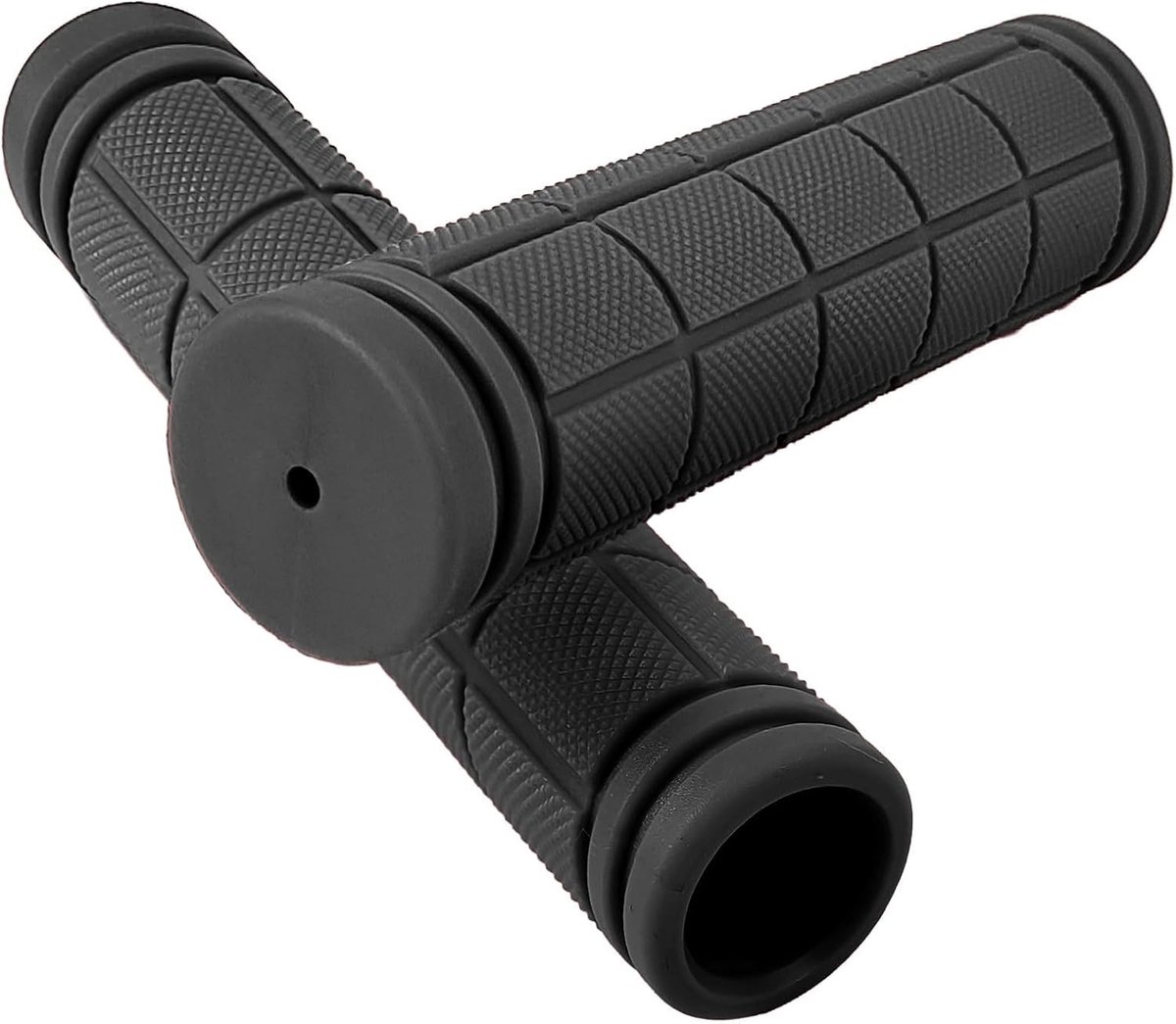 Set van 2 Ergonomische Fietshandvaten, Rubber Handvatten voor Fietsen en Scooters, 22 mm, Comfortabel en Antislip
