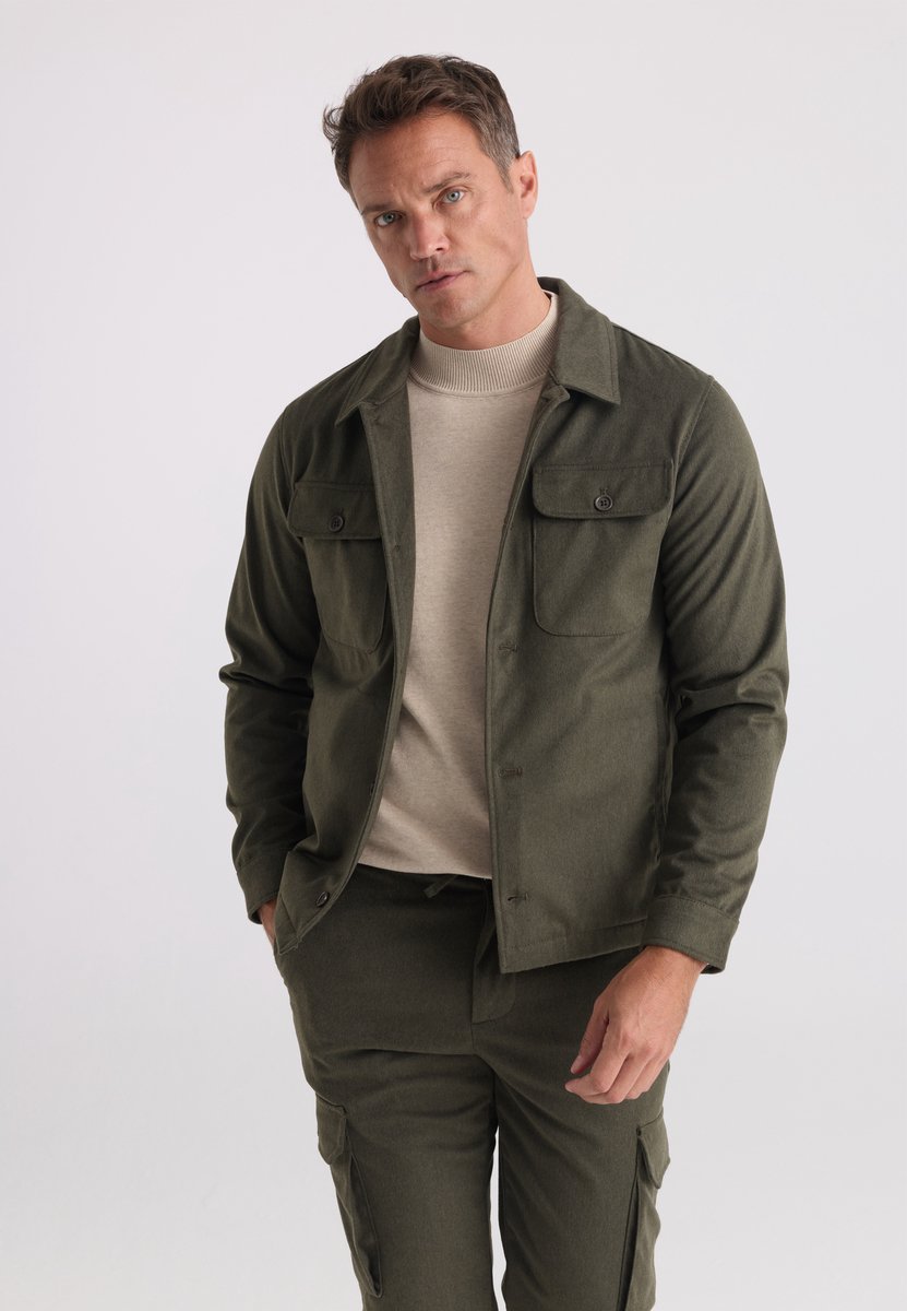 Felix Hardy Overshirt Voor Het Tussenseizoen Heren Groen - M