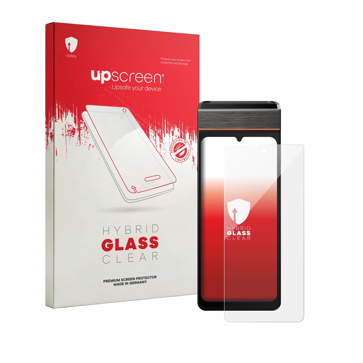 upscreen - Screenprotector voor Sunmi V3e - Folie Beschermfolie Beschermglas transparant