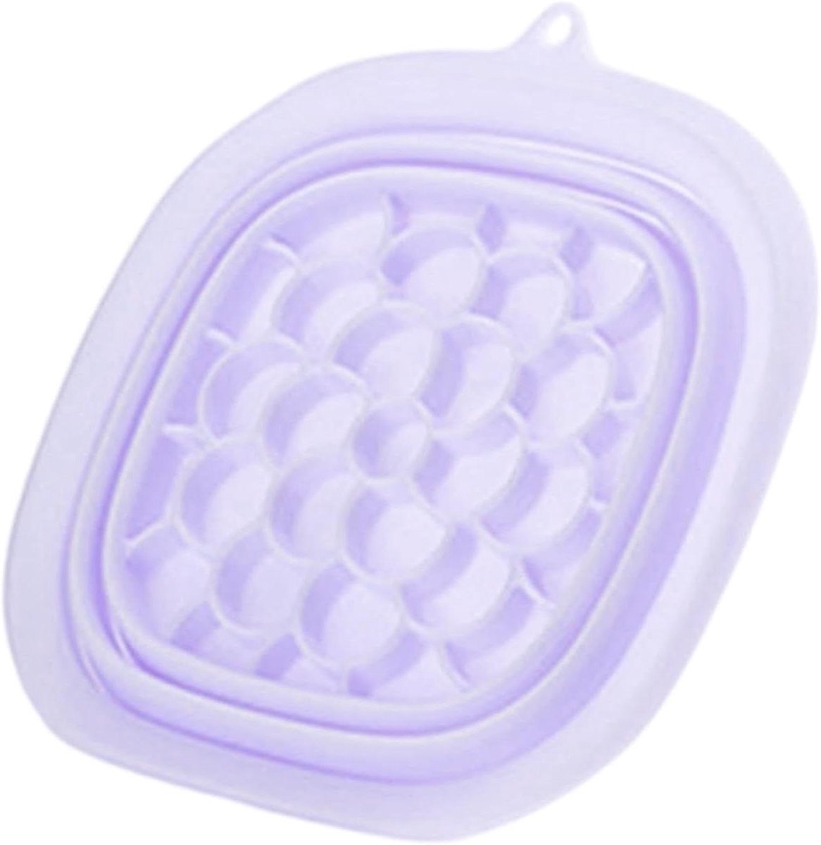 Gezicht Ice Bath - Opvouwbare Kom - Huidverzorging Thuis - Flexibel Siliconen Kader - 25.6 cm - Grijs