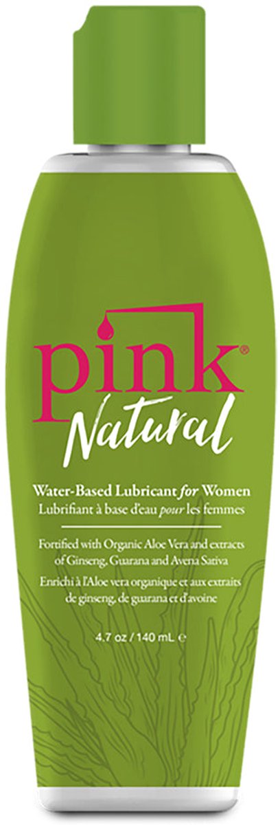Pink Natural Glijmiddel Waterbasis  - 140 ml