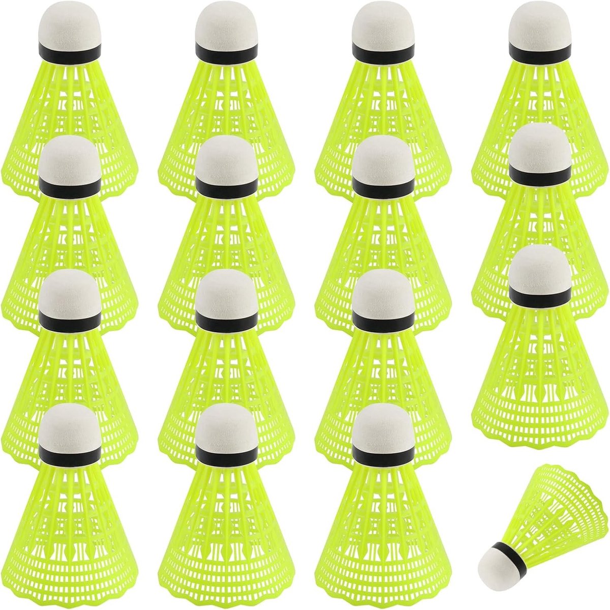 Badmintonballen - Geel - Nylon - Voor Training en Wedstrijden