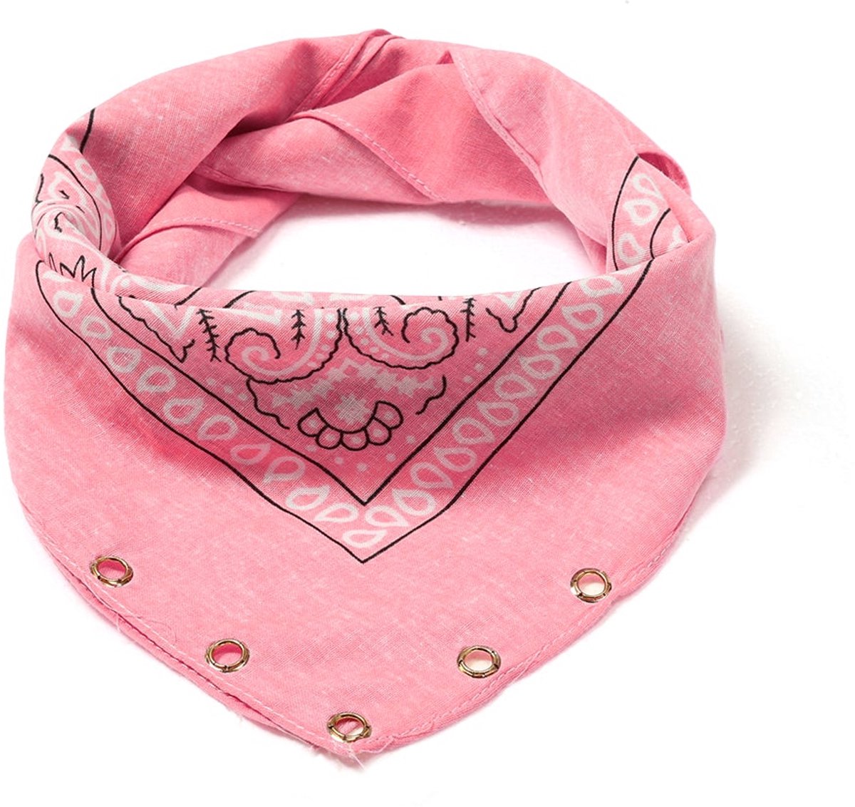 Zomersjaals met paisley-patroon, klassiek katoen, dagelijkse accessoires - Roze