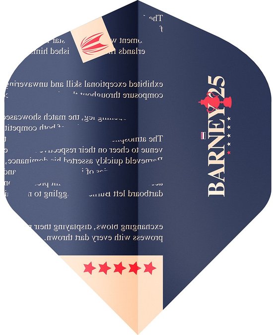 Target Barney25 3 Set Pro Ultra NO6 - Dart Flights van Target — afbeelding 5