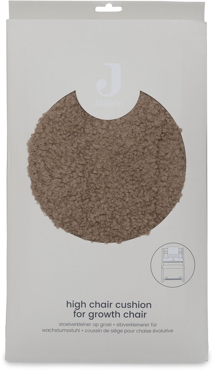 Jollein Stoelverkleiner meegroei Curlé Dark Hazel — afbeelding 4