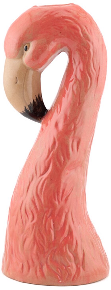 Aardewerk vaas Flamingo