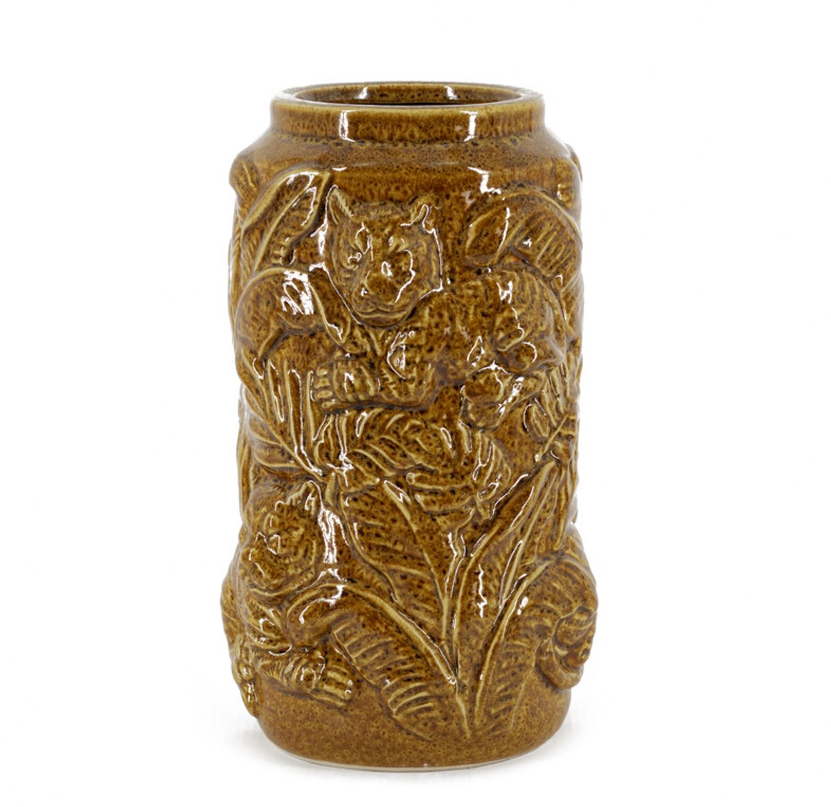 Aardewerk vaas Tigers S