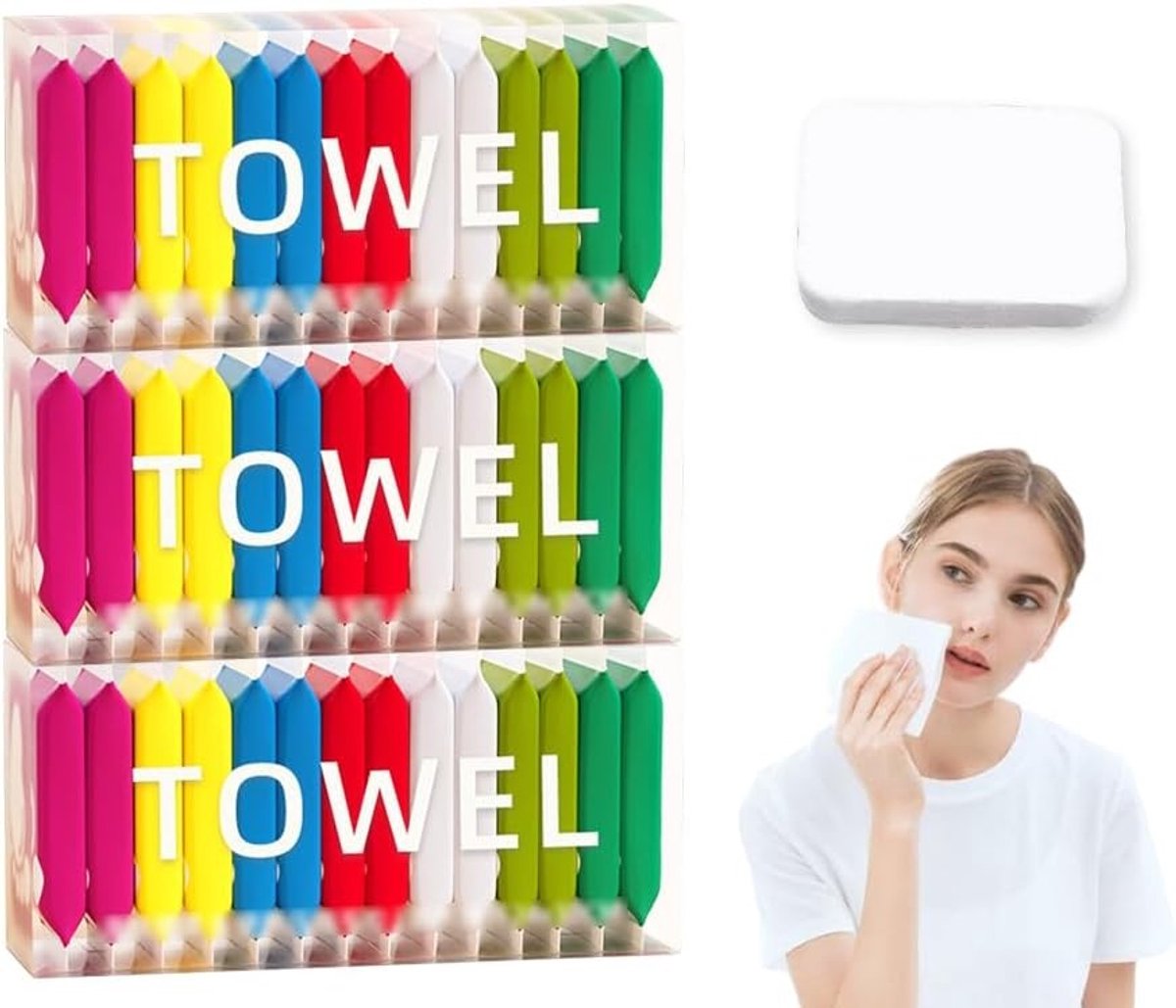 Mini Gecomprimeerde Handdoeken - 42 Stuks Draagbare Tissues voor Reizen, Kamperen en Sportactiviteiten