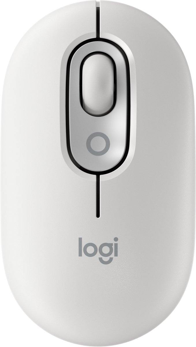 Logitech POP - Draadloze Muis - Bluetooth - Off White