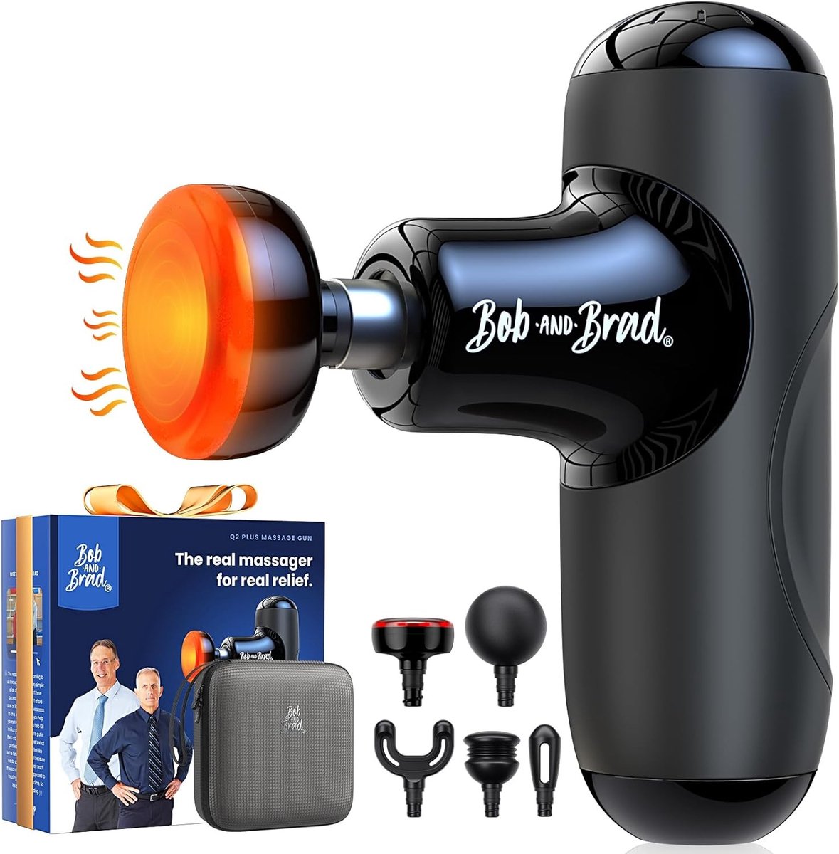 Mini Massagepistool - Draagbaar - Verwarmde Massagekop - Fluisterstil - Voor Atleten en Kantoorwerkers
