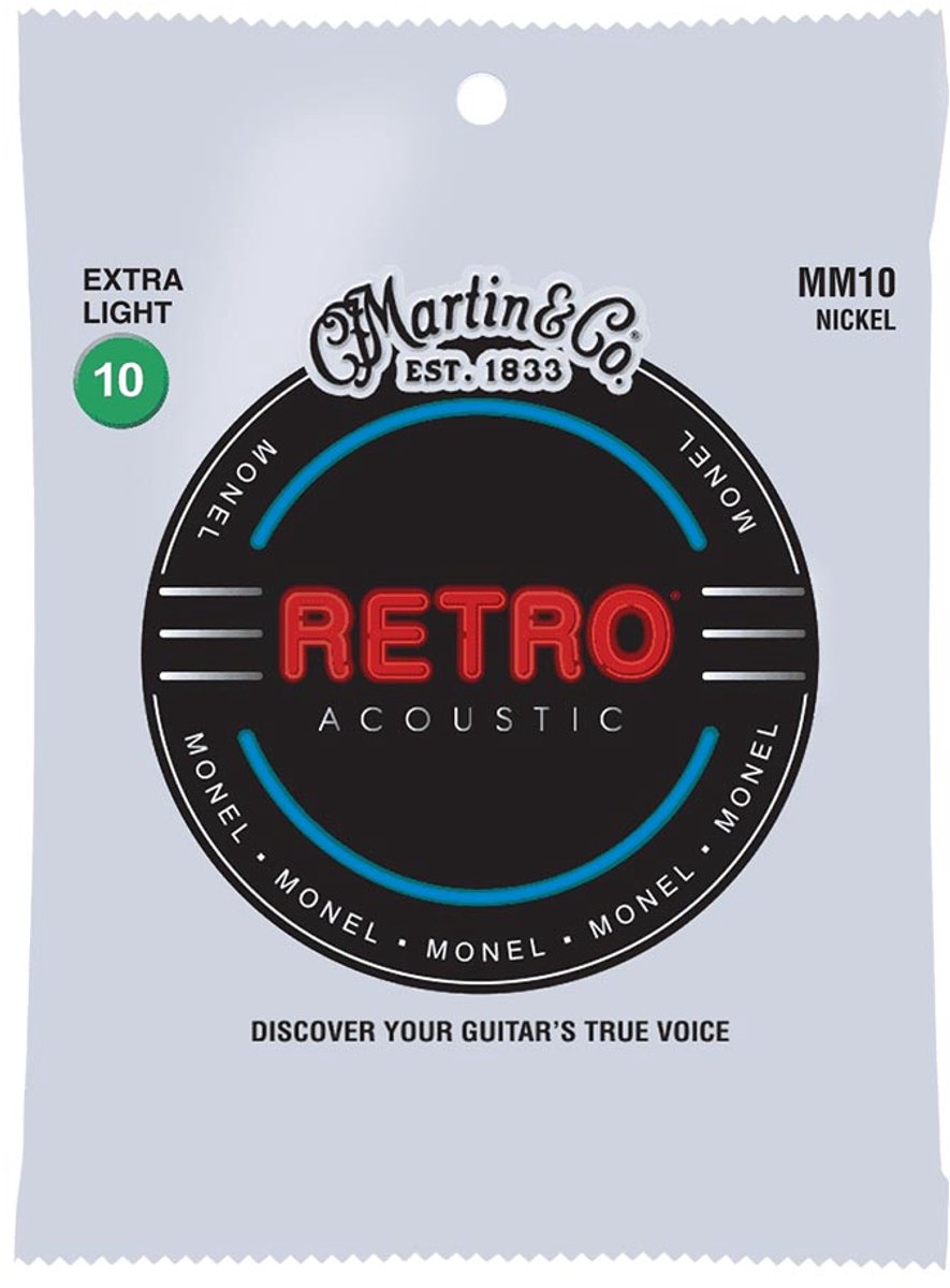 Martin & Co acoustic strings monel extra light 10-47