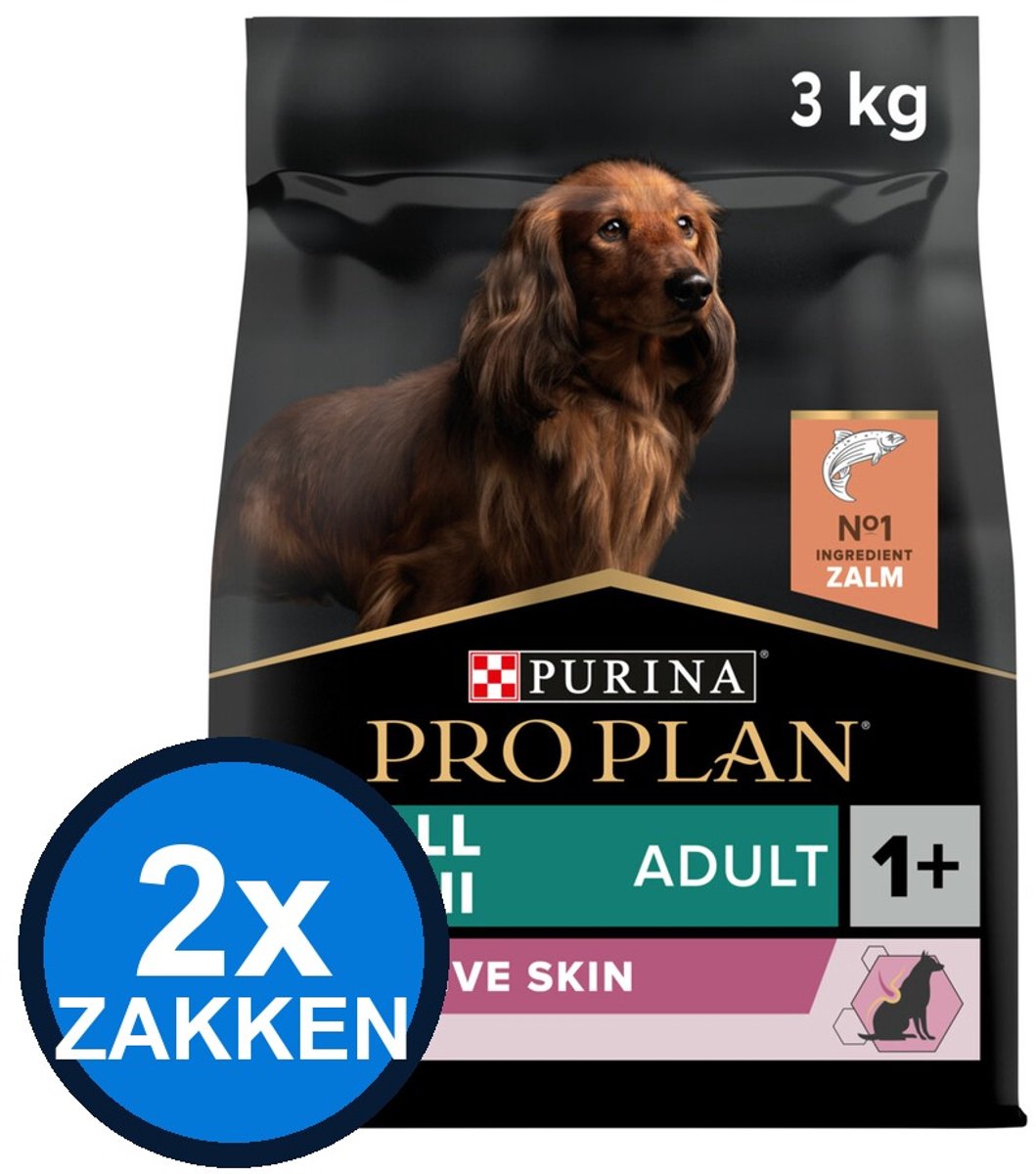 Pro Plan Pro Plan - Adult Small & Mini Sensitive Skin Zalm - Hondenvoer Droogvoer - 3 kg