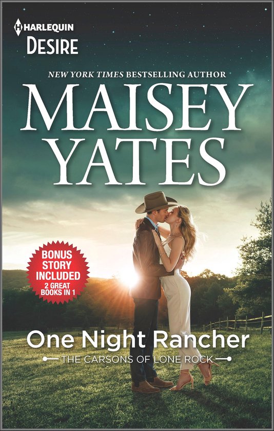 The Carsons of Lone Rock - One Night Rancher - cover