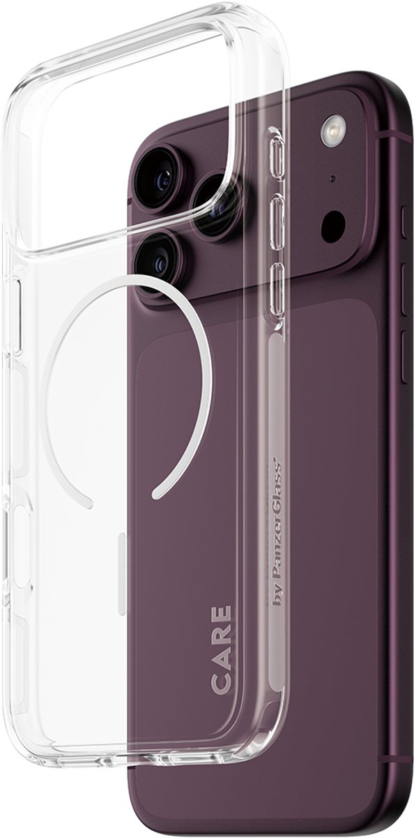 CARE Flagship Case Transparent Urban Explorer w. White Magsafe iPhone 18 Pro Max