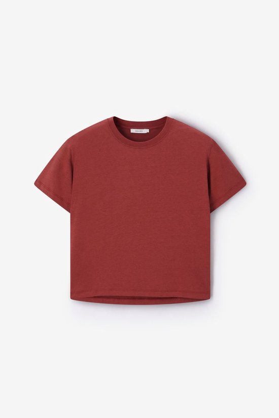 Donkerrood T-shirt