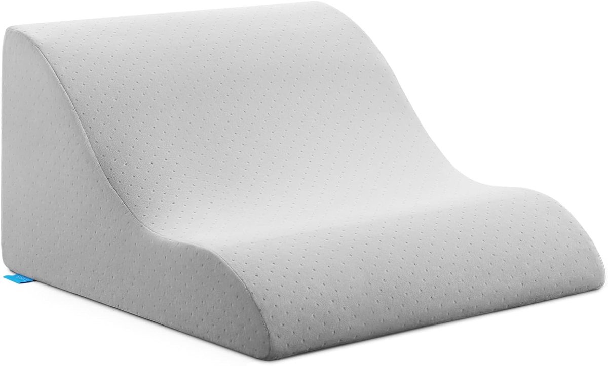 SnelShoppen - Ergonomisch Wedge Kussen voor Bed en Bank - Memory Foam Rugsteun - Extra Breed 62.5x56x32 cm - Perfect voor Lezen, TV Kijken en Ontspann