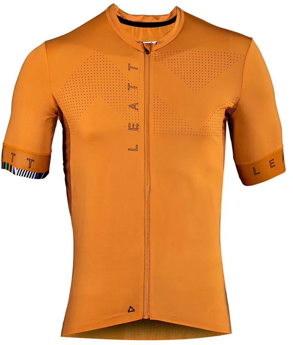 Leatt Mtb Endurance 5.0 Korte Mouw Wielertrui Oranje XL Man