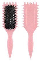 Kam - Groene krulkam voor het stylen van haar | Krulkam voor het stylen van haar | Krulkam (roze)