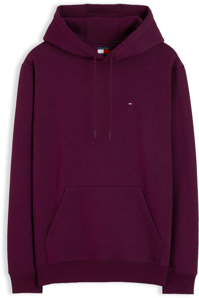 Tommy Jeans Trui Tjm Reg S Flag Hoodie Ext Dm0dm20742 V11 Calypso Berry Mannen Maat - S