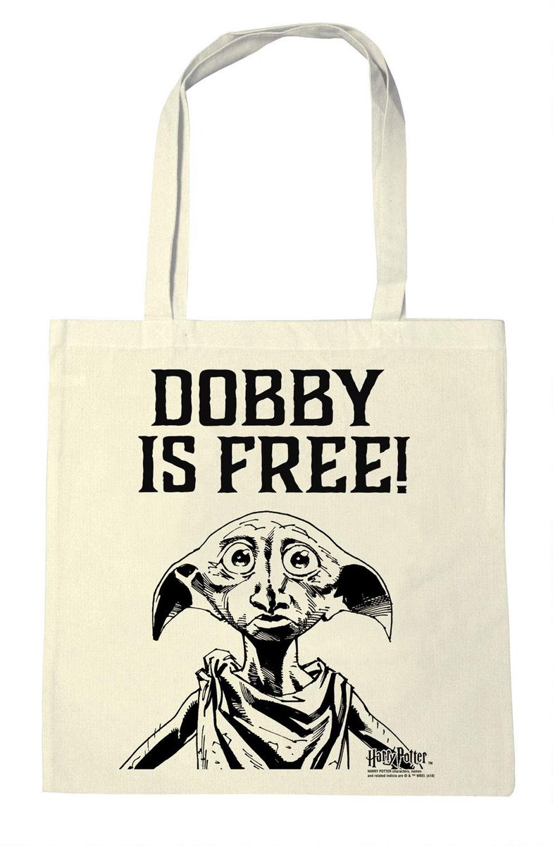 Elzusha - Harry Potter Dobby Is Free Tote Bag