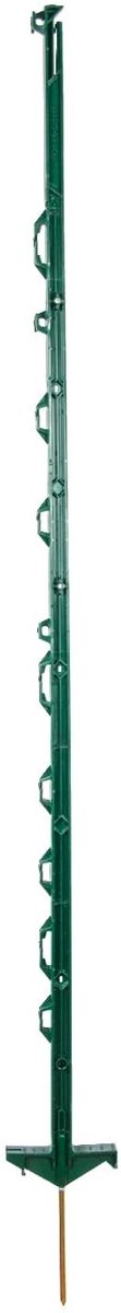 Elzusha - 20 Stuks Groene Kunststof Palen, Hoogte 138 cm
