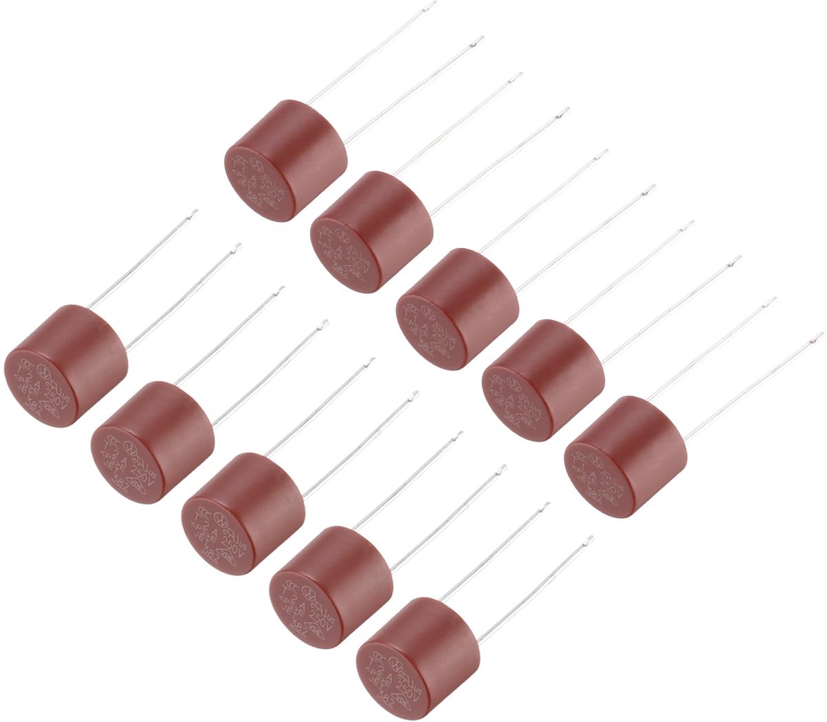 Elzusha - Miniatuur Cylinder Fuse Set - Assortiment voor Elektronische Onderdelen en PCB Reparatie