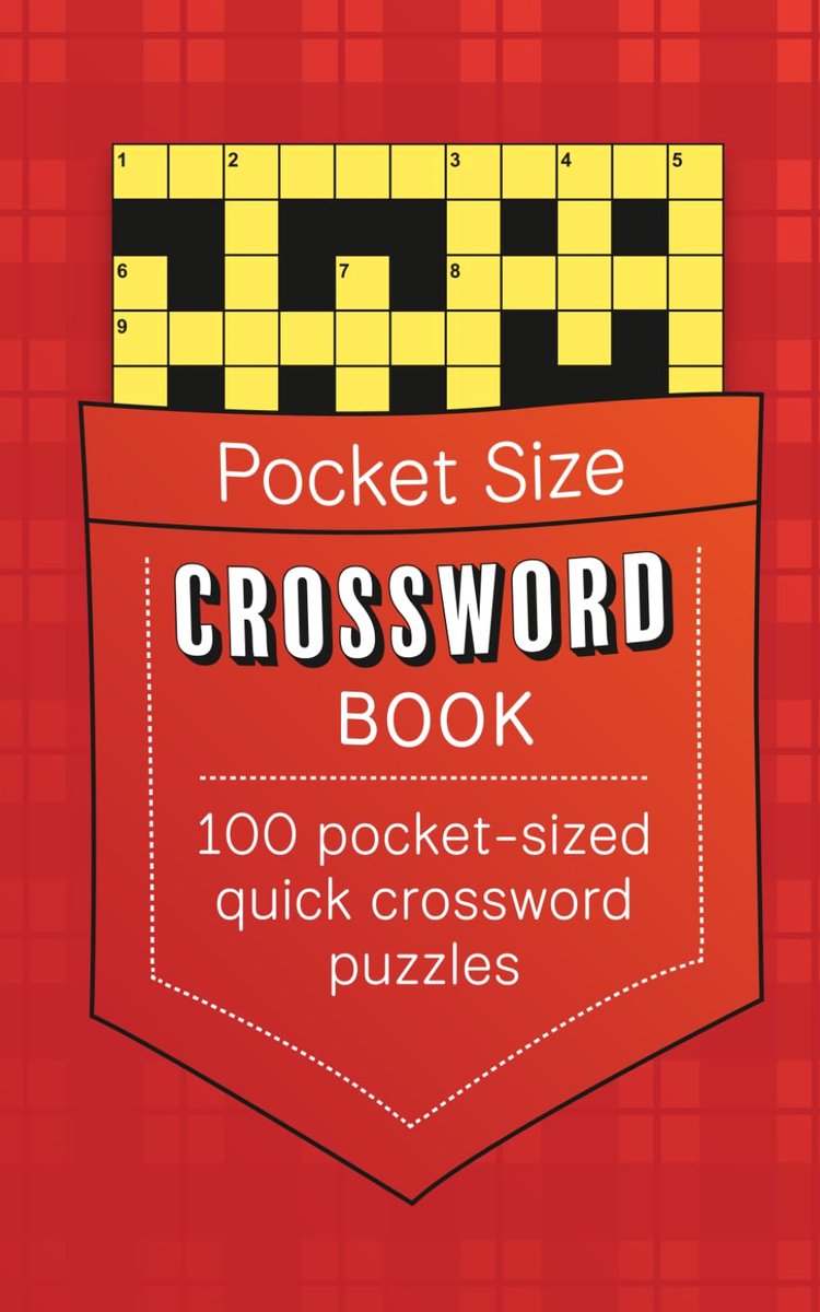 Pocket Size Crossword Book: 100 pocket-sized quick crossword puzzles - ShopVlot