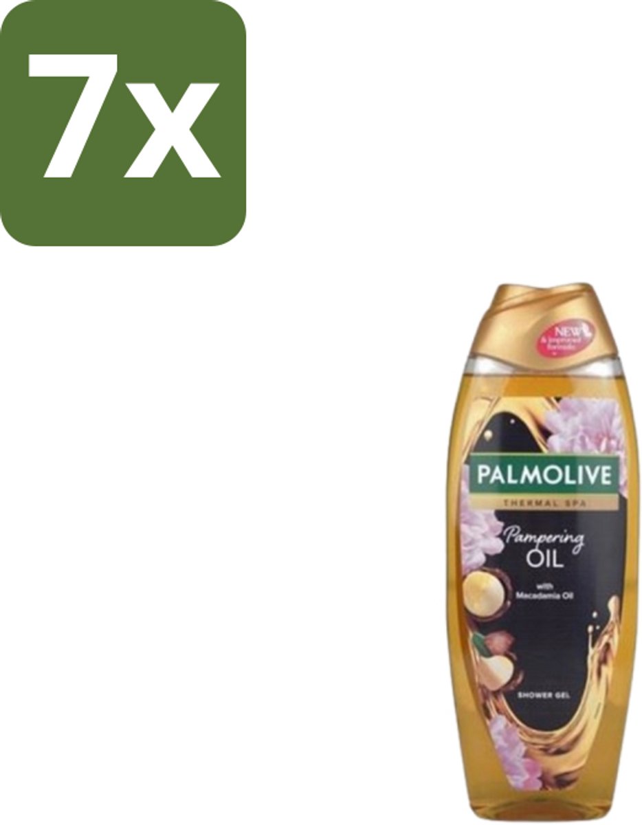 Palmolive – Douchegel – Thermal Pampering Oil – 650 ml - Bulkverpakking - 7 stuks