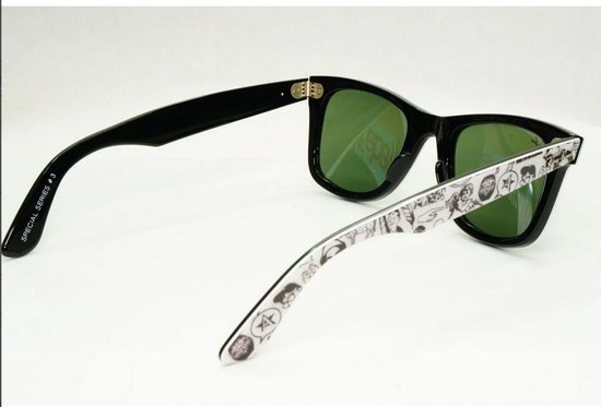 Ray-Ban zonnebril Wayfarer RB2140 1047 Comics LIMITED EDITION - 50 mm van Ray-Ban — afbeelding 4