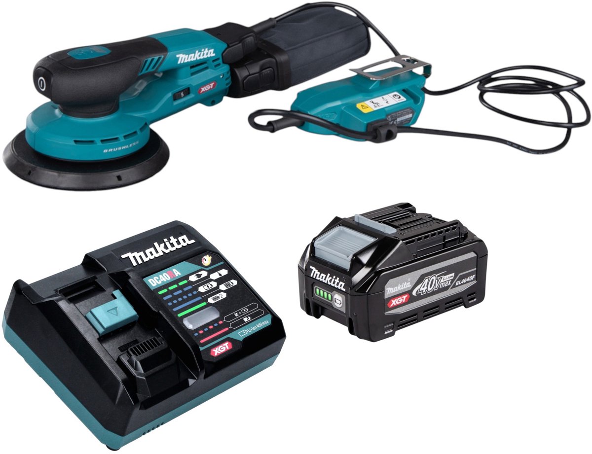 Makita BO 002 CGZ Accuschuurmachine 40 V max. 150 mm 5,0 mm slag Brushless Solo - zonder accu, zonder lader