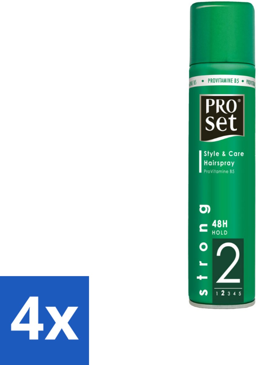 Proset Haarspray Sterk 300 ml - Voordeelverpakking - 4 stuks