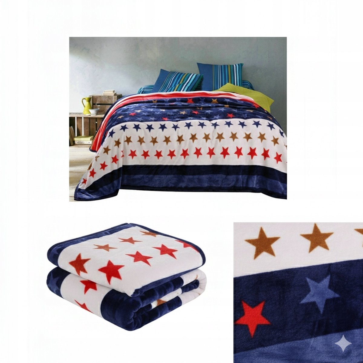 Luxe Plaid 200x230 cm - Dik, Warm & Groot - Dekbed voor Bank of Bed