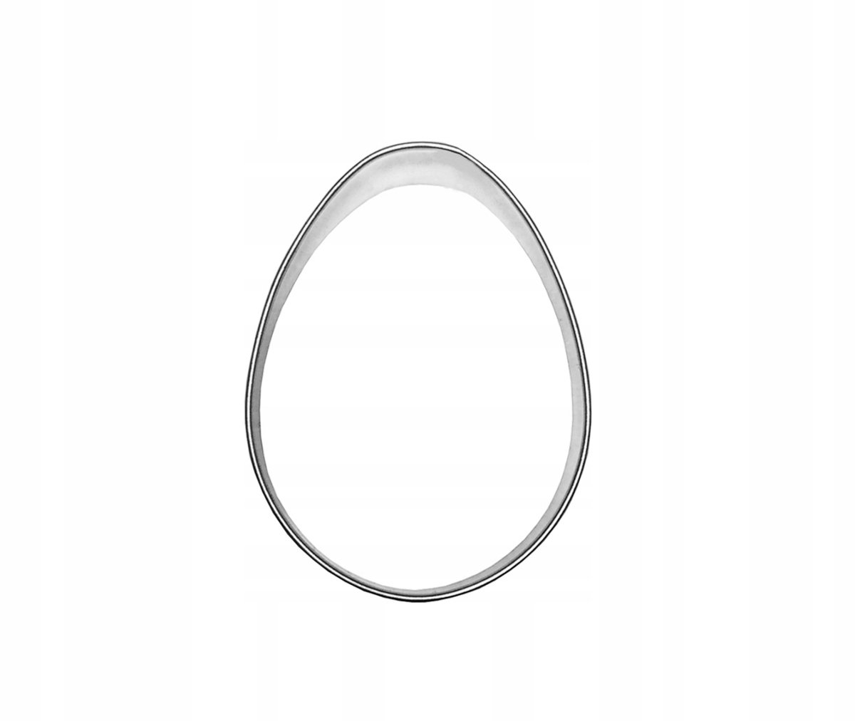 Eierkoekjesvorm 5,5 cm - Metalen uitsteker voor koekjes en decoraties