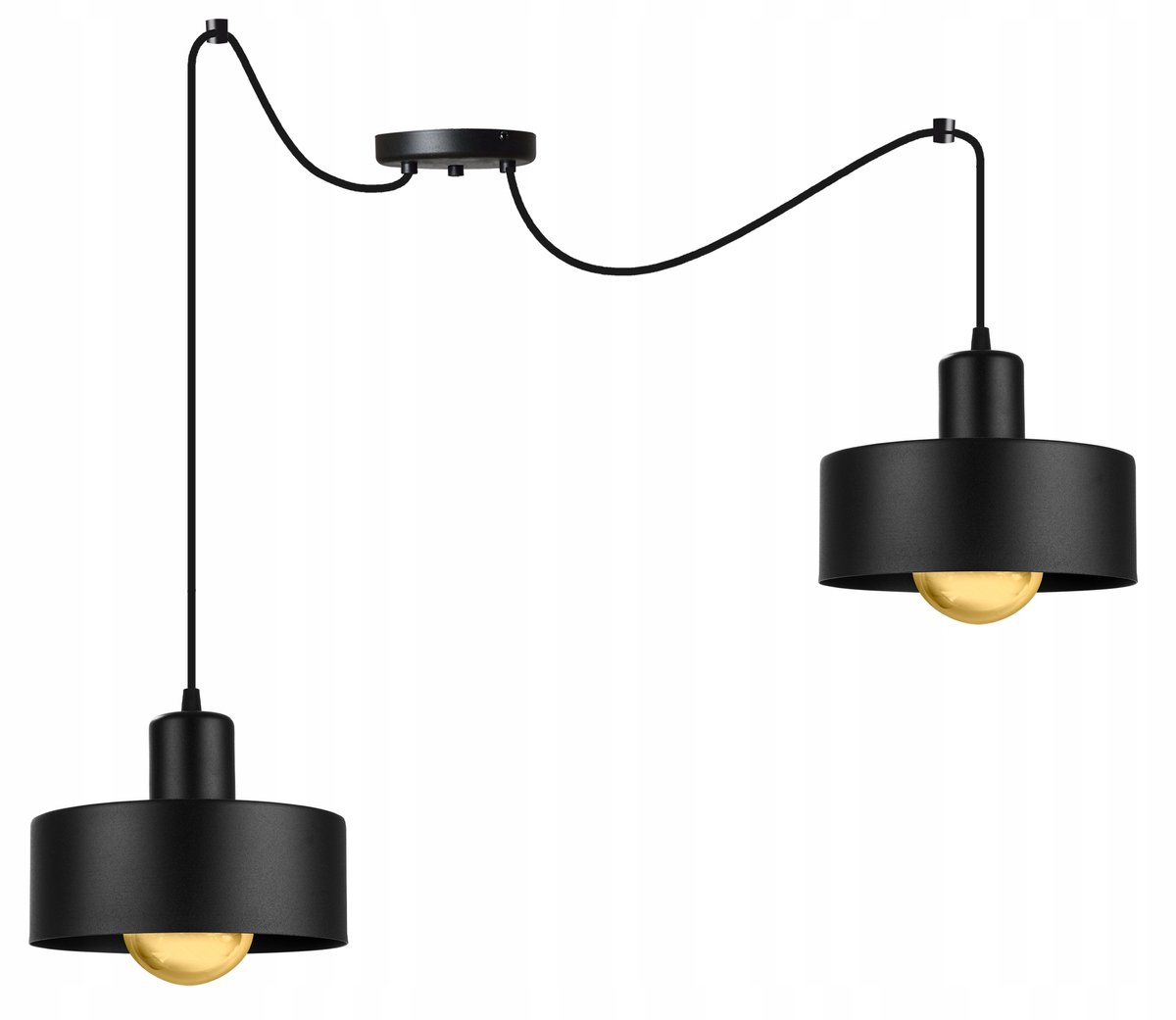 Moderne Zwart/Witte Hanglamp Spider Barcelona - Glamour Loft