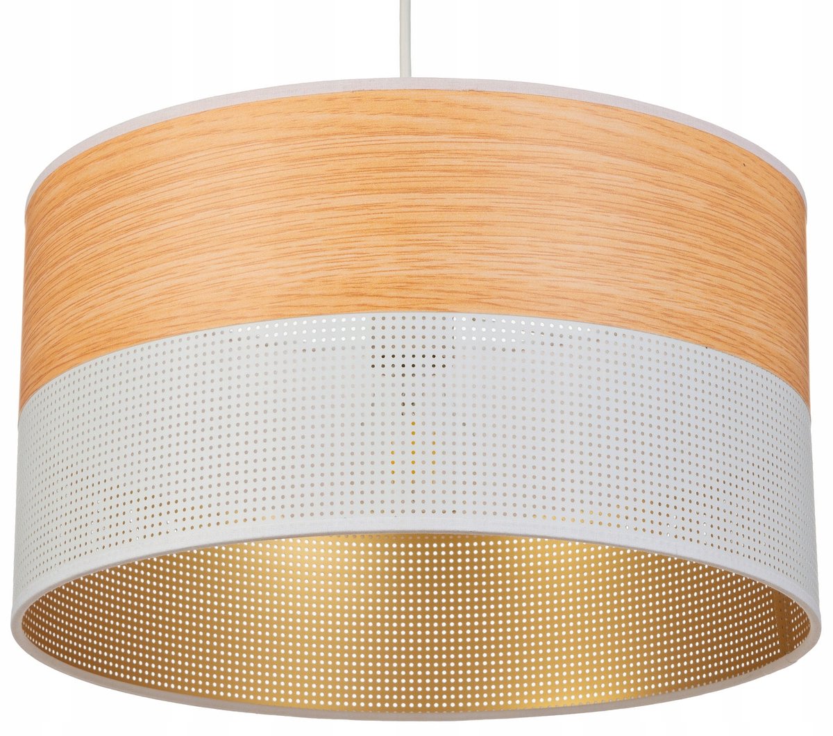 Hanglamp Eikenlook Wit Goud - Stijlvol en Modern
