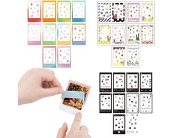 Set van 30 Mooie Foto Rand Stickers voor Fujifilm Instax Mini 12/11/9/8/7S/70/40/50S/90 EVO, Creatieve Decoratie voor Fotoalbums en Herinneringen