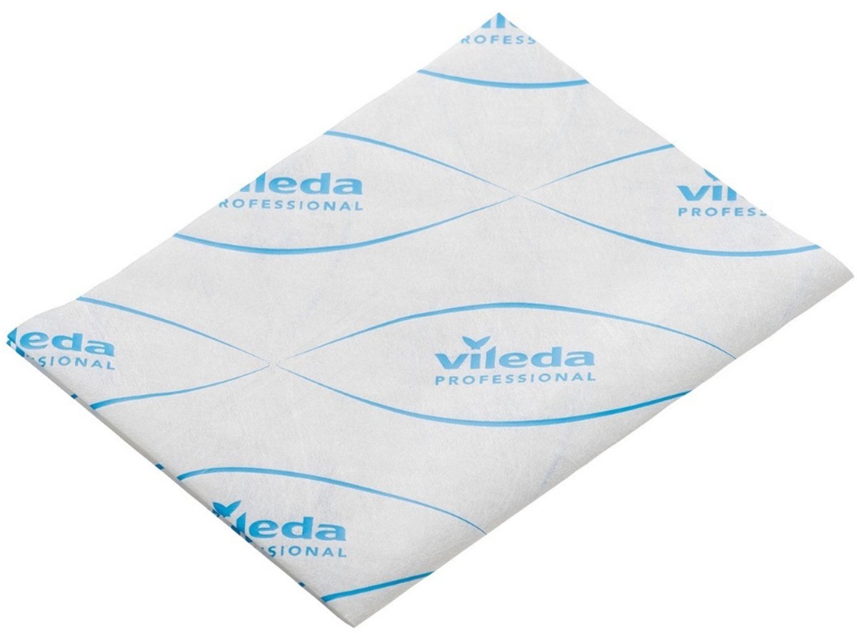 Vileda r-MicronSolo microvezeldoekjes 30x40cm wit - Single Use - 100 stuks