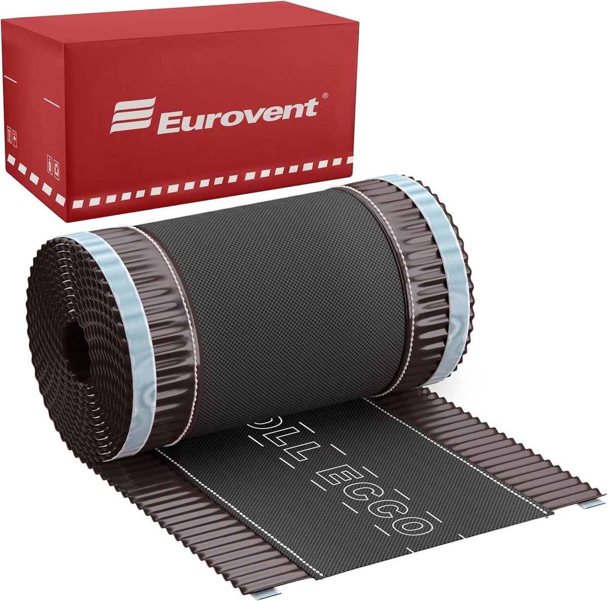 Solidchoice - Aluminium Nokband met Vlies Bruin 390mm