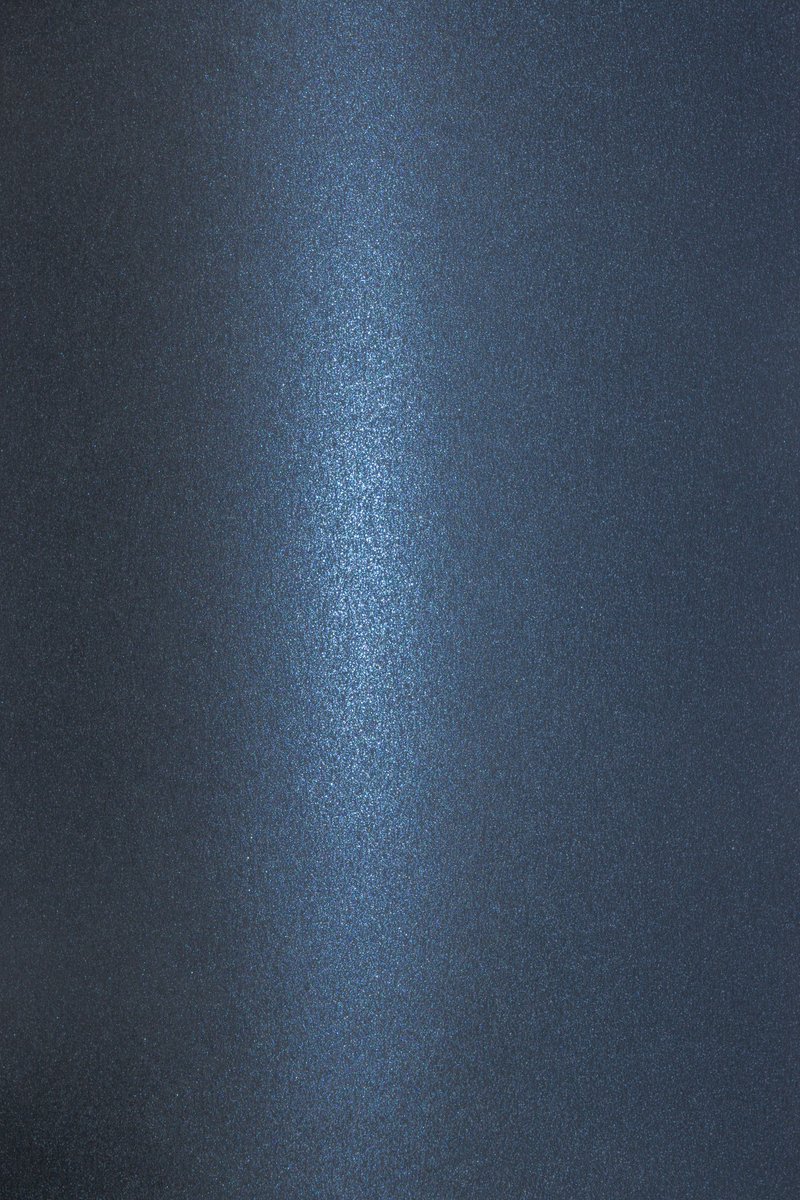 Netuno - donkerblauw metallic papier - A5 - 14,8 x 21 cm - 10 vellen - 250 gram - Aster Metallic Queens Blue