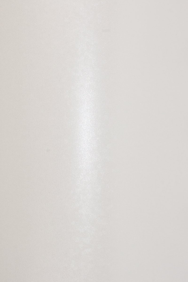 Netuno - wit metallic papier - A5 - 14,8 x 21 cm - 10 vellen - 300 gram - Aster Metallic White
