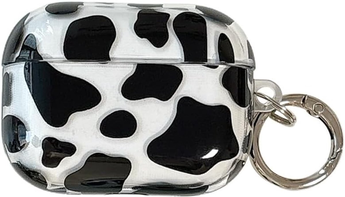 Schattige en Grappige Oordopjes Hoes met Schildpad, Vlinder, Koe en Cactus Patroon - Beschermende Case met Sleutelhanger voor Jongens en Meisjes, Geschikt voor AirPods Pro 3 (2025)