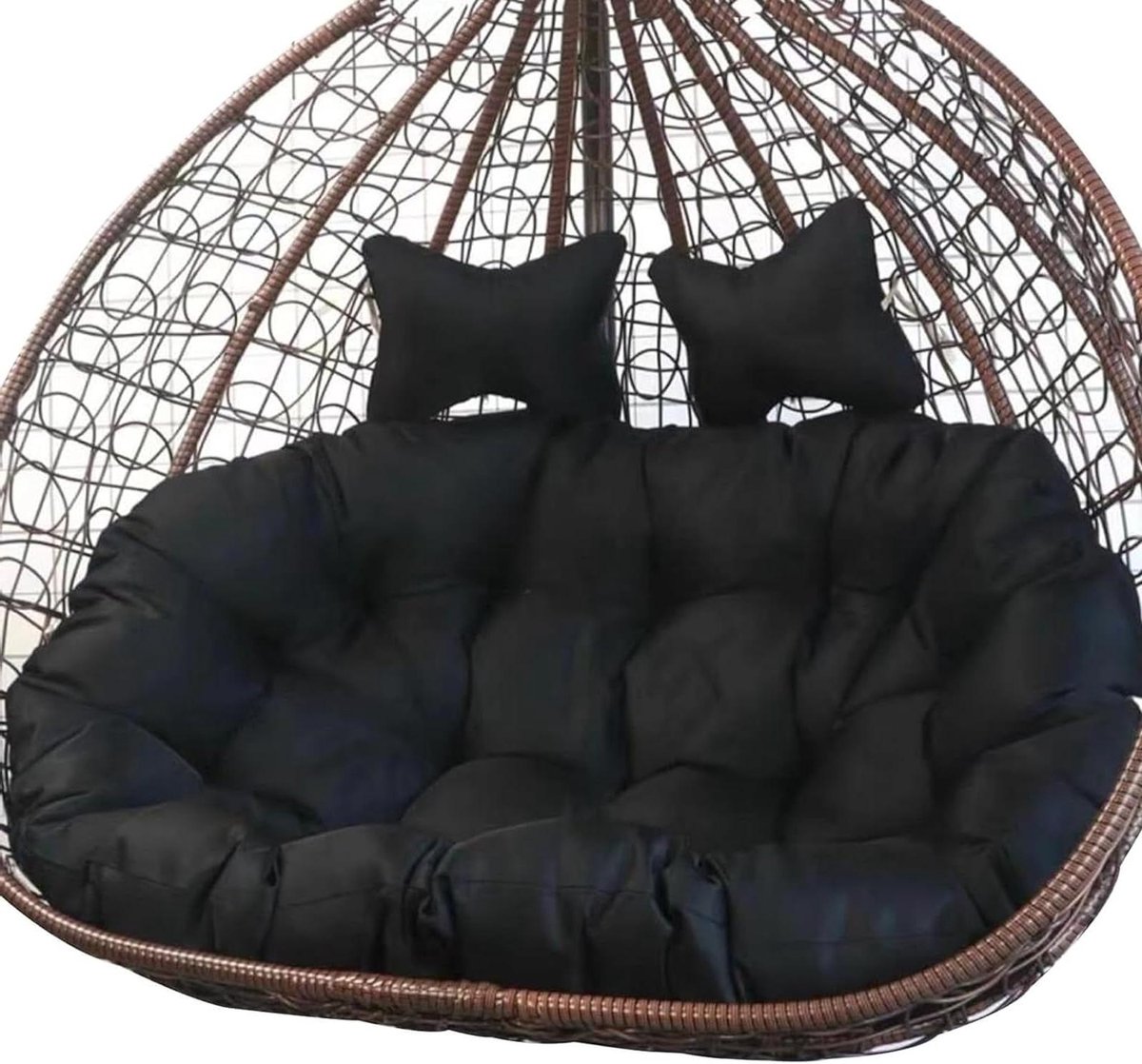 Hangstoel Kussen - Dubbel Zitkussen - Buiten Ontspannen - Extra Dik - 130 x 110 cm - Kleurrijk