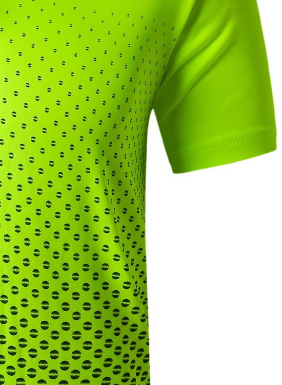 Currero Golf Polo Heren - Ademend Golfshirt - Polo Shirt - Sportshirt - Golfkleding Heren - T-Shirt - Golf Mode - Groen 3XL — afbeelding 2