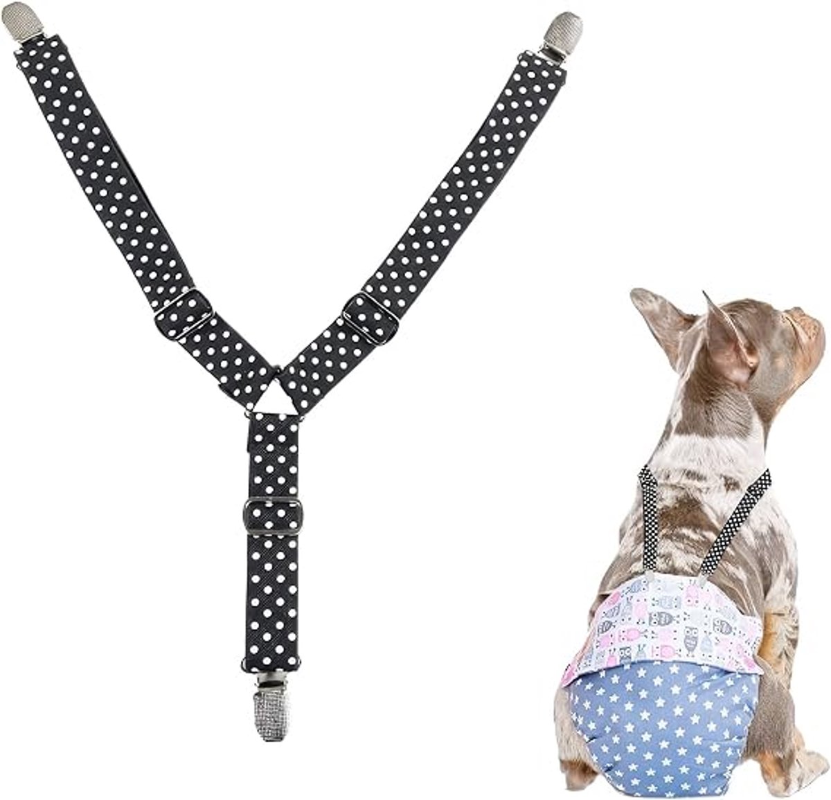 Hondenluiers voor reuen/teven Hondenluierharnas Luierbandjes voor teven Luierbandjes voor puppy’s Wasbaar Buikband Herbruikbaar Zeer absorberend voor honden Anti-plas