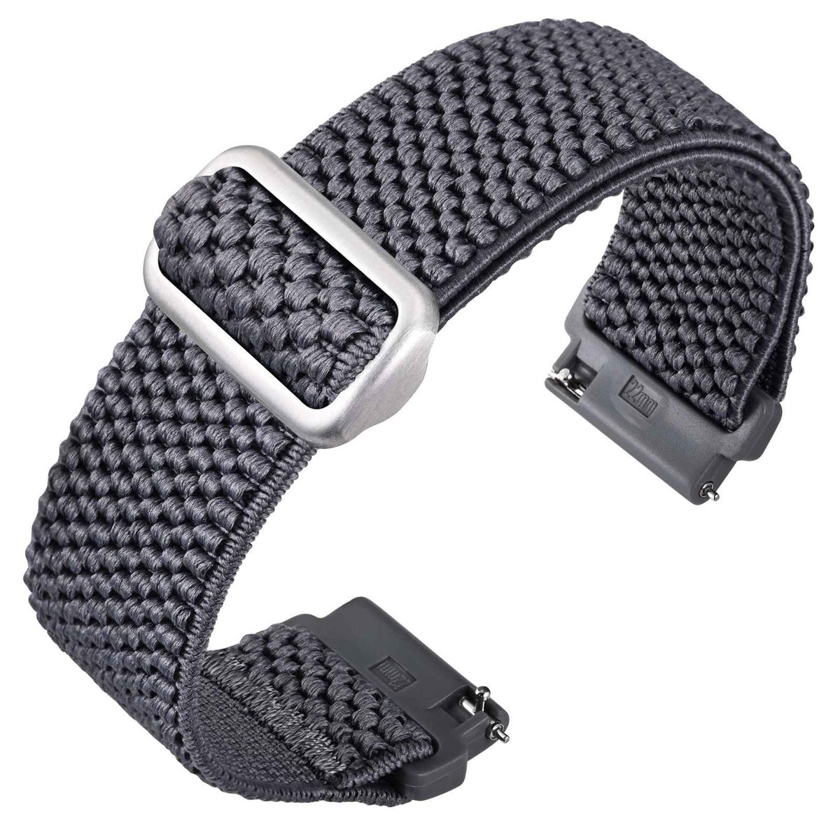 ANNEFIT Elastische nylon banden voor heren en dames, verstelbare horlogeband met snelsluiting, 16 mm, 17 mm, 18 mm, 19 - ShopVlot