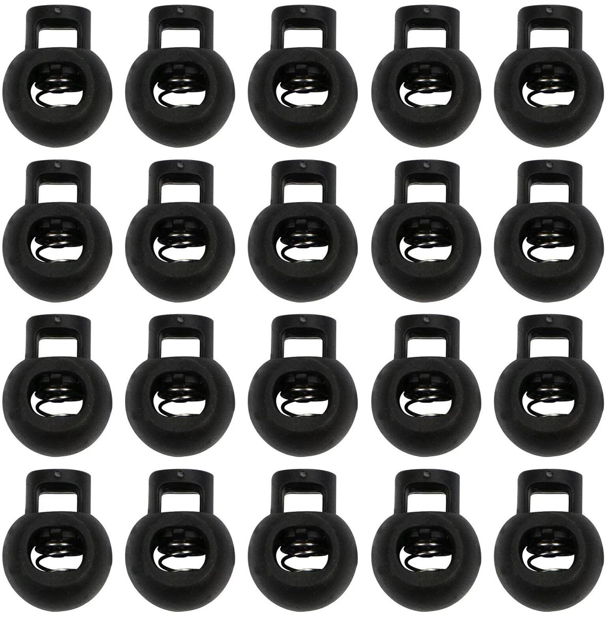 Elzusha - 20 Stuks Plastic Koordstopper voor Touw en Schoenveters